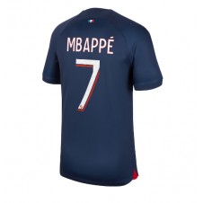 Paris Saint-Germain Kylian Mbappe #7 Hemmatröja 2023-24 Korta ärmar